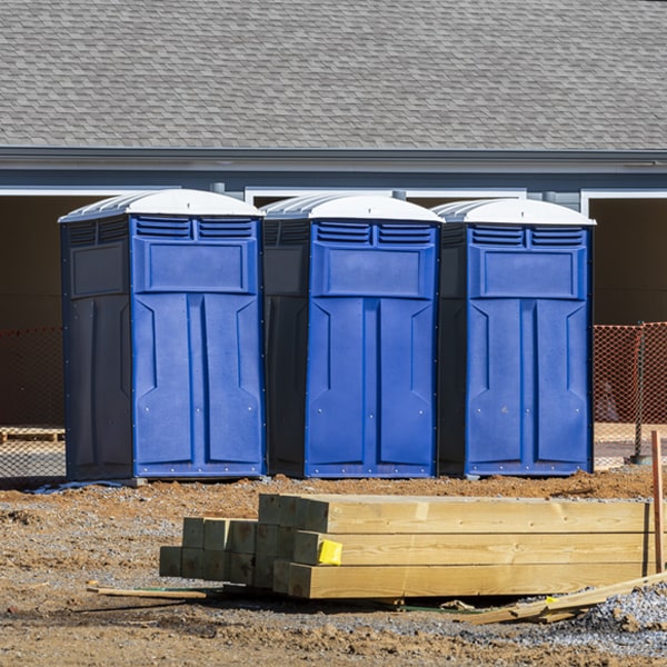 how do you ensure the porta potties are secure and safe from vandalism during an event in Carroll